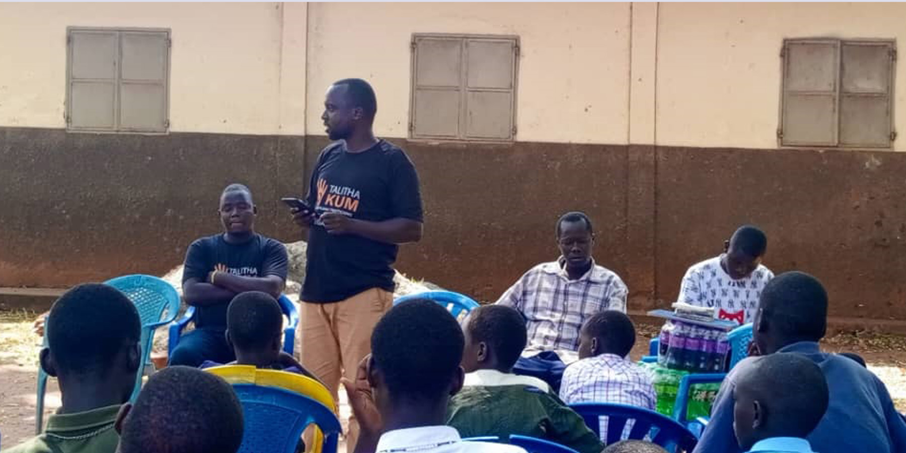 St.Bakhita Team after meeting with Bishop of Nebbi