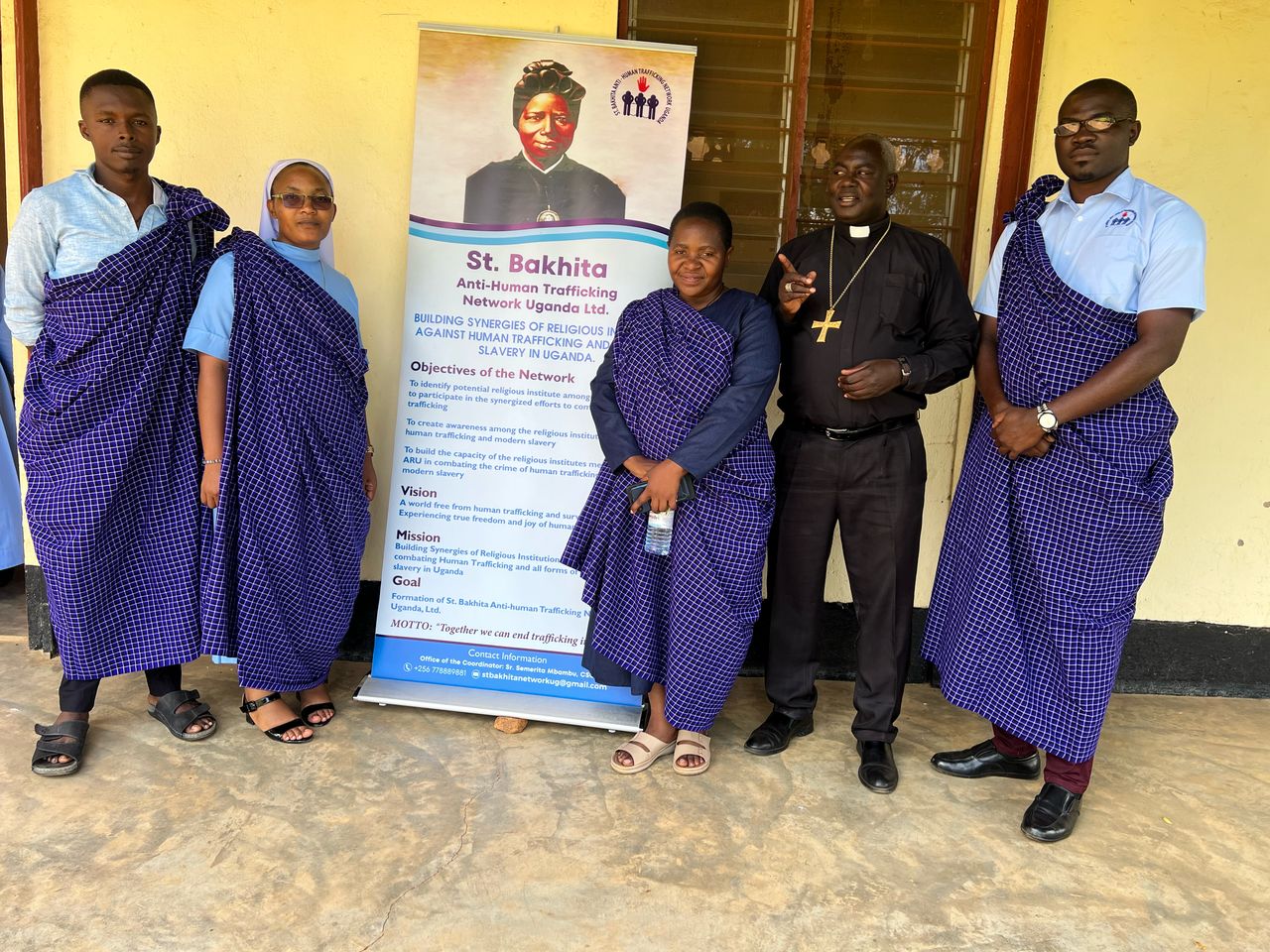 St.Bakhita Team with Bishop of Kotido