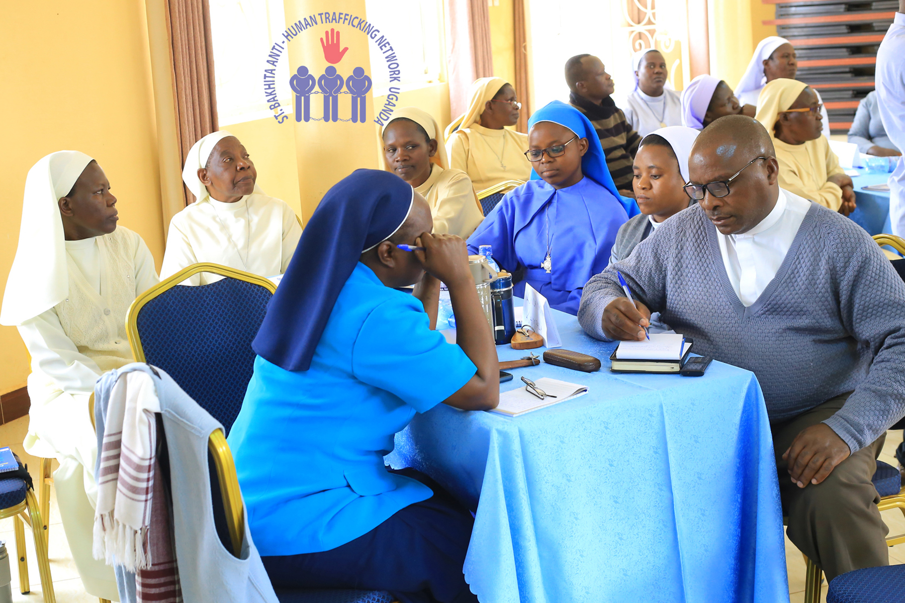 St.Bakhita Team after meeting with Bishop of Nebbi